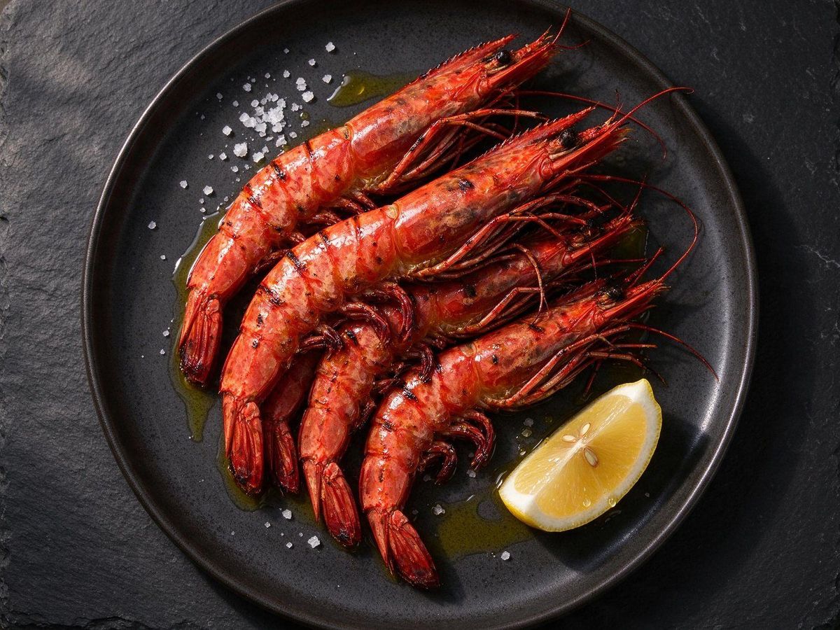 Gambas a la brasa