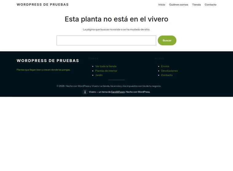 Página no encontrada