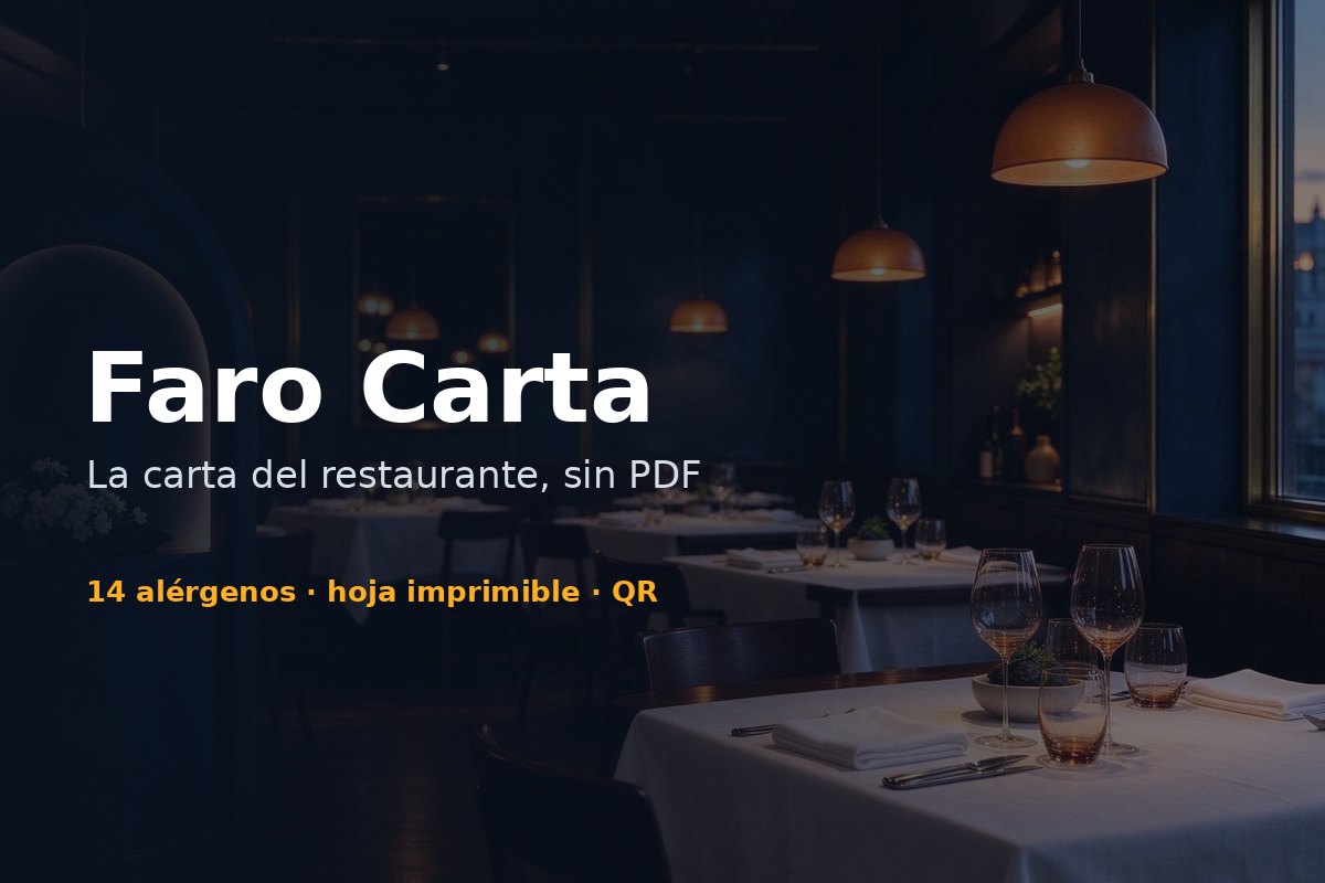 Faro Carta: a restaurant menu in WordPress, with its dishes and prices