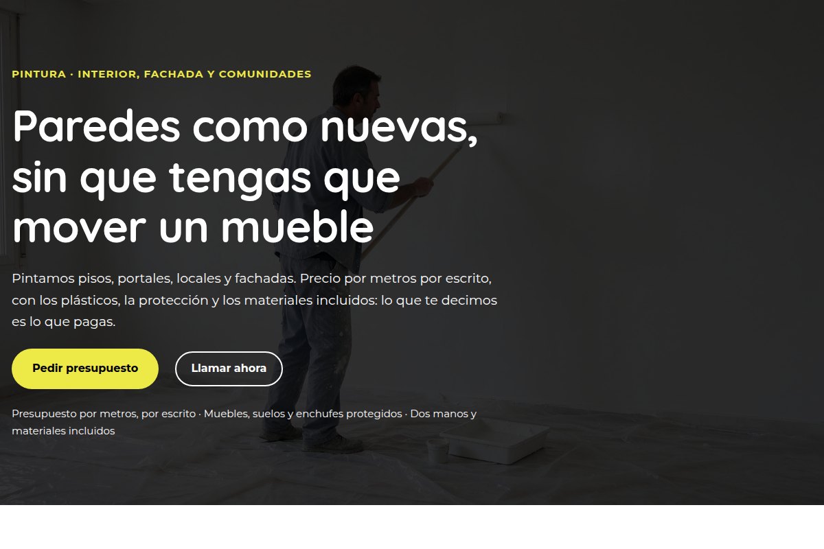 La portada de la demo de Gremio para pintores