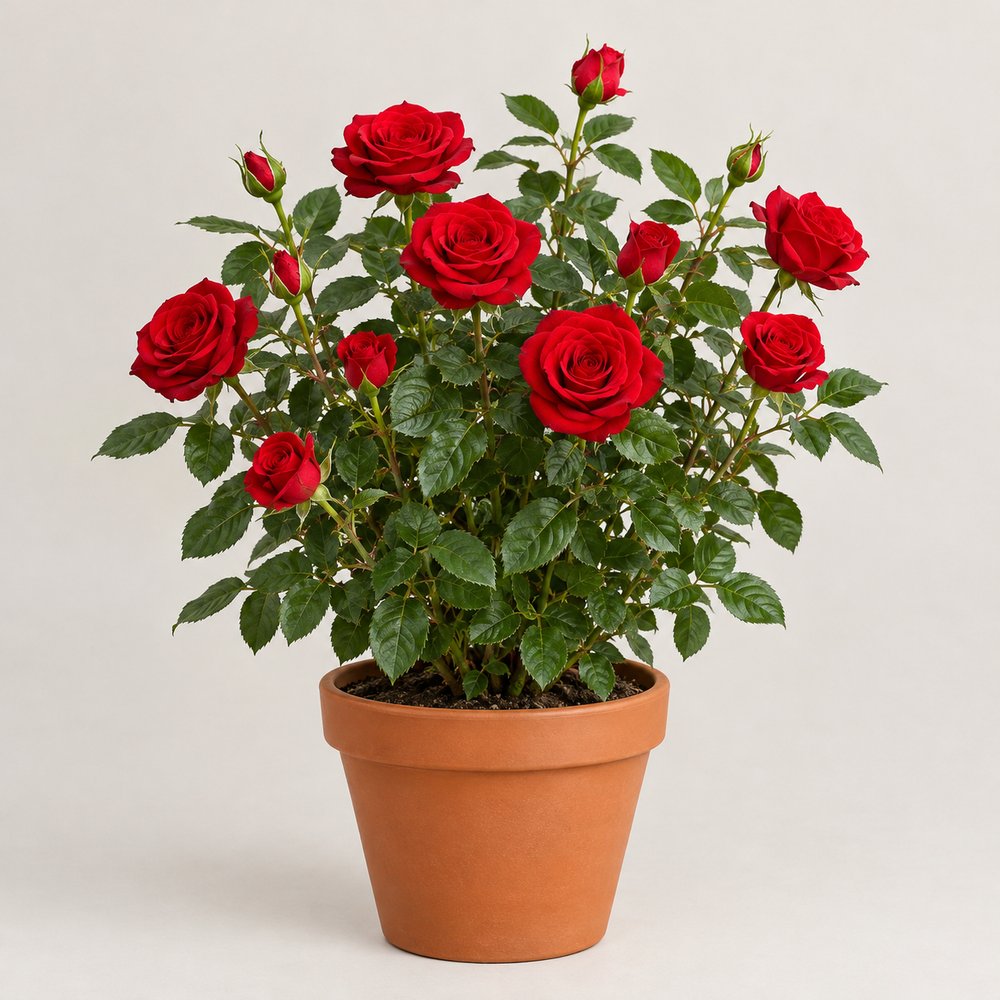 Rosal de jardín